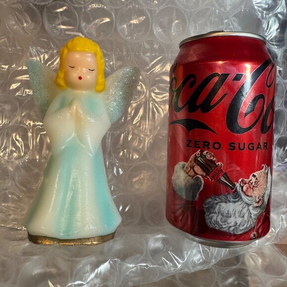 The Vermont Country Store Vintage Angel Candle 3.5" x 5.5" Made in China - Picture 11 of 11